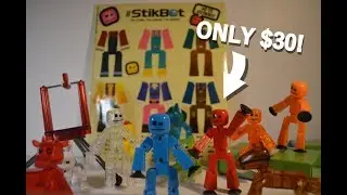 Eleven Stikbots for $30!? | Stikbot Studio Master Set Unboxing | #stikbot