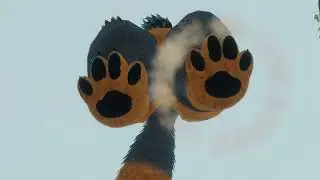 Macro Furry Glass Stomping