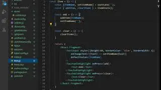 React Native Zustand Demo - Add item to list.