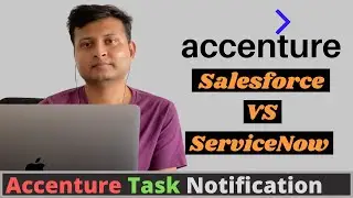 ServiceNow & Salesforce | Accenture task notification | Salesforce vs ServiceNow