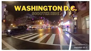 WASHINGTON D.C. Late Saturday Night SCOOTER Ride (Pizza Hunting)