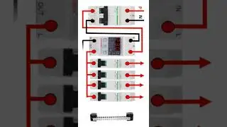 Voltage protection device for single phase supply #shorts #youtubeshorts #viral #electricalworks