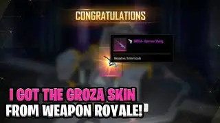 Got The Groza Skin From Weapon Royale In Free Fire | Best Skin Operano sheng In Free Fire To Use | 💚