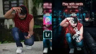 Flying Card Photo Editing in Picsart || Instagram Viral Photo Edit || Teen Patti Editing Tutorials