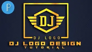 DJ logo#Dj letter logo design video tutorial #Dj video logo