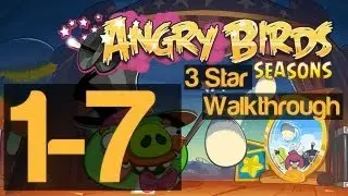 Angry Birds Seasons Abra-Ca-Bacon 1-7 Level 3 Star Walkthrough | WikiGameGuides