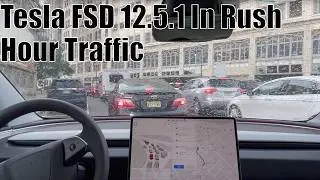 Can FSD 12.5.1 Handle Busy Rush Hour Traffic?