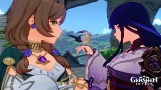 Lisa in Sumeru Cutscene Location Day 5 Genshin Impact event