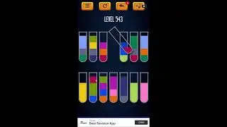 Water Sort Puzzle - Color Liquid Sorting Game Level 543 Solution