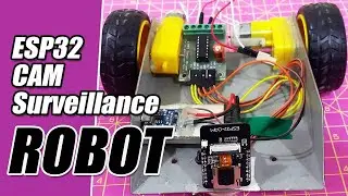 ESP32 CAM Surveillance Robot