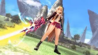 Mirei Shikishima (DLC) Gameplay - Full Moveset | Valkyrie Drive -Bhikkhuni-