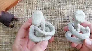 Как сделать змею из папье-маше