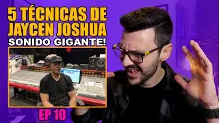 5 Mixing Techniques from Jaycen Joshua | We go into his mixing template and see everything!