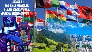 TEBAK NEGARA LEVEL 1. (100 KALI MENEBAK 3 KALI KESEMPATAN APAKAH BERHASIL)????
