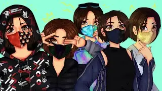 Dibujandome con mascarillas | Oh My Gaby
