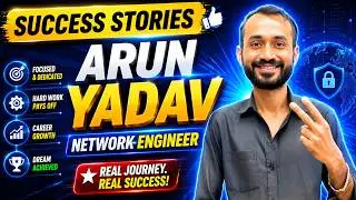 Success! | Arun's Journey from Aviation to IT Networking with I-MEDITA's Job Guarantee Program