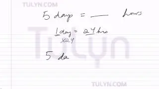 converting from days to hours 2