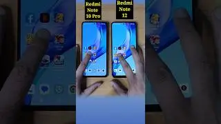 Redmi Note 12 vs Redmi Note 10 Pro Speed Test Comparison | 