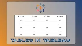 Build a Simple Table in Tableau || Steps by Steps || Tableau