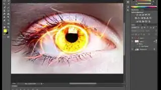 How to make eye like a evil in Adobe photoshop