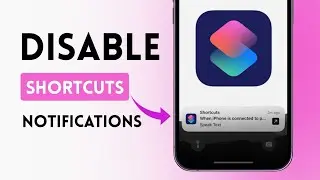 How to Disable Shortcuts Notifications &Banner Pop Ups [Easy.!]