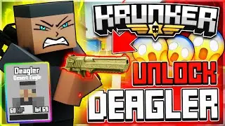 How To SECRECTLY Unlock The DEAGLER Class in Krunker.io! (RAGE QUIT..)