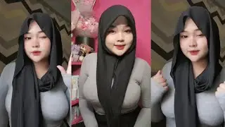 Tiktok cewe hijab tete besar🤗🤤