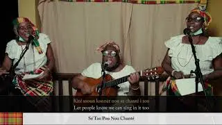 Trinidad Patois Crèche Song_Sé Tan Pou Nou Chanté_The Paramin Folk Group