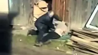 Драка двух алкашей! Прикол!