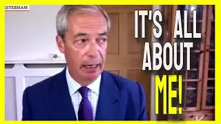 Nigel Farage turning Trump attack to be about him!