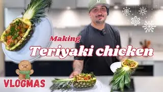 COOKING TERIYAKI CHICKEN..VLOGMAS DAY 7