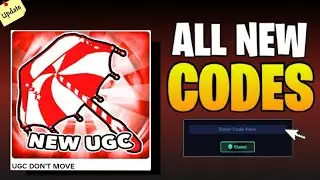 *SECRET UPDATE!* |UGC DON'T  MOVE CODES 2025 |ROBLOX UGC DON'T  MOVE CODES