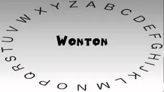 How to Say or Pronounce Wonton