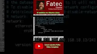 IP estático no Ubuntu linux Server