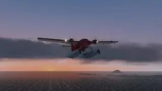 [X-Plane 11 pb17] Let's try water landing with the Twin Otter