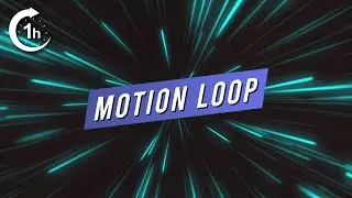 NEON STAR TRAILS | 1 HOUR BACKGROUND LOOP