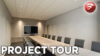 3D Sketchup Projects Tour Office Interior