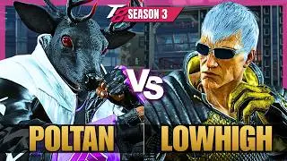 Tekken 8 ▰ Poltan (Armor King) vs Lowhigh (Bryan) ▰ High Level Gameplay