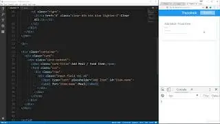 JavaScript Tracalorie Project 02 - Creating The UI With Materialize CSS