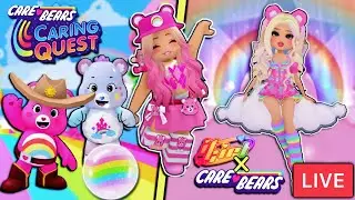 Playing CARE BEARS Games On ROBLOX! It Girl Collab & Care Bears Caring Quest LIVE With Viewers!