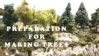 Making Trees for a Model Railroad Layout