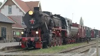 TE 5933 ex DR 52 5933 Fotogüterzug Stadskanaal 11.10.2014