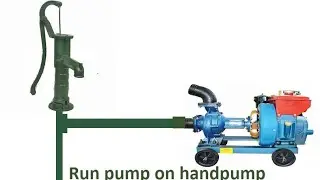 Run Indian Honda on hand pump.