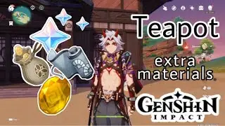 How to get extra materials in your teapot | Genshin Impact