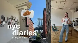 nyc diaries | work days, creator events, journal workshop & the hamptons