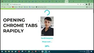 HID example | openings chrome tabs rapidly | hardik kanjariya
