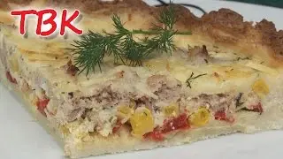 Tuna, Red Pepper and Potato Quiche (Gluten Free) - Titli's Busy Kitchen