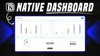 How to Build Native Dashboards in Notion - Notion Dashboard View