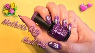 💐Easy Mother's Day Nailart with MADAM GLAM & SHEMODERN💐