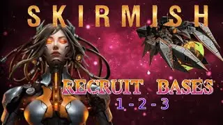 War Commander Skirmish event Recruit Bases 1-2-3 Free Repair.